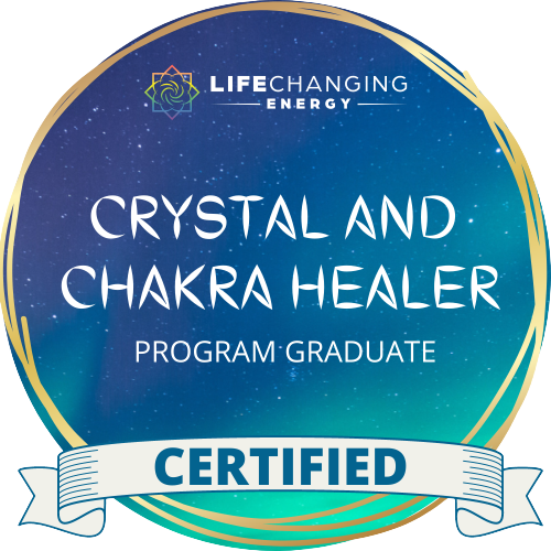 Crystal and Chakra healer certified Life changing energy program graduate certified