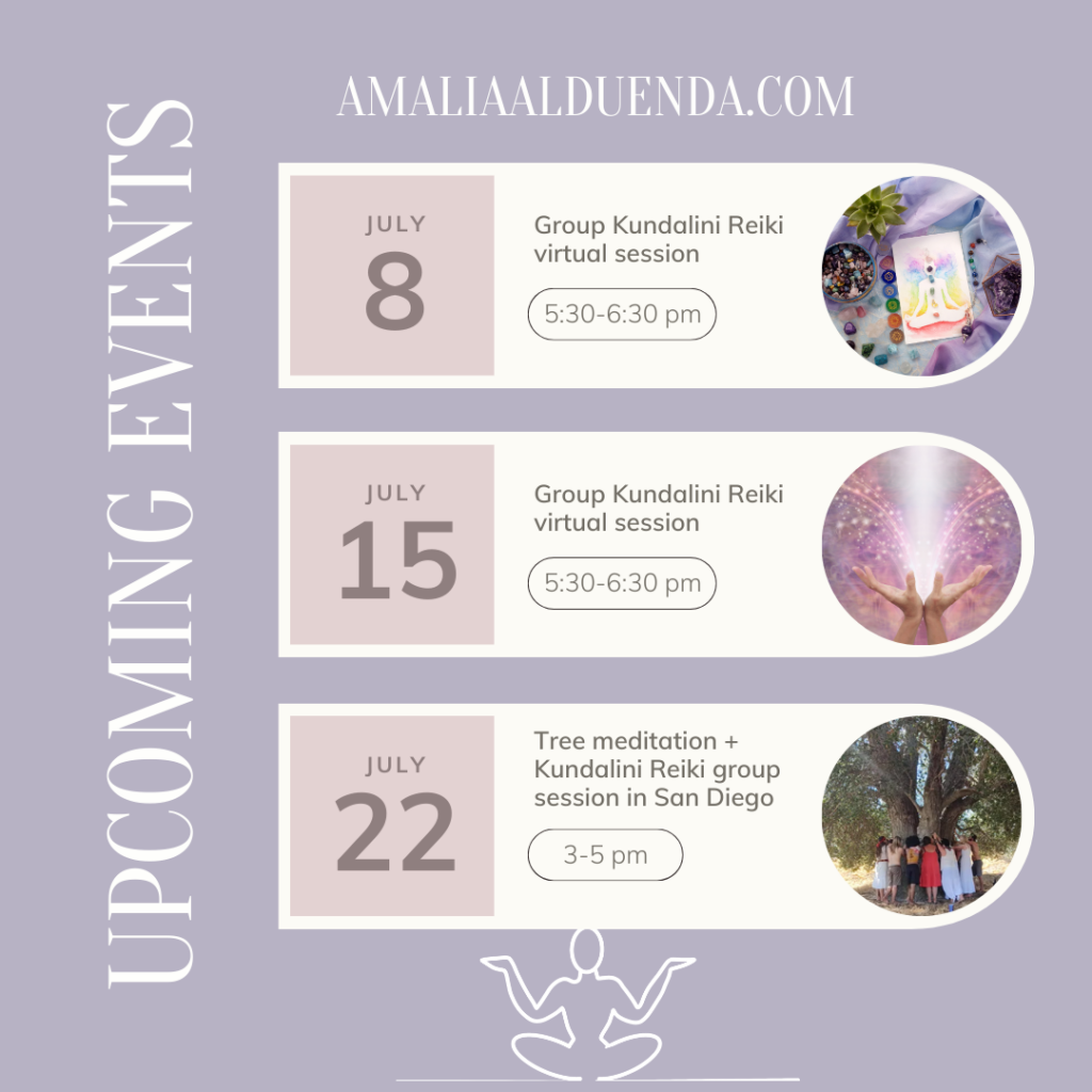 Kundalini reiki virtual july events
